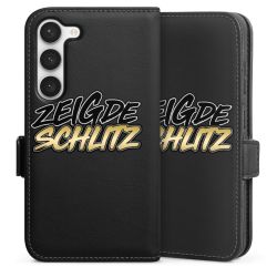 Sideflip mit Lasche schwarz/seiltliche Lasche