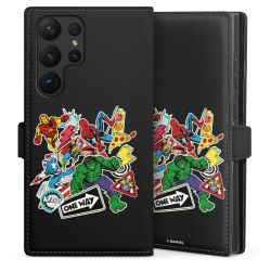 Sideflip with flap black/lateral flap