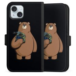 Sideflip mit Lasche schwarz