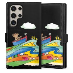 Sideflip with flap  black