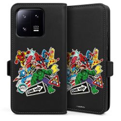 Sideflip with flap black/lateral flap