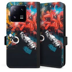 Sideflip with flap  black