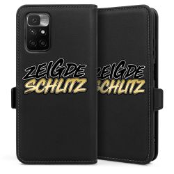 Sideflip mit Lasche schwarz/seiltliche Lasche