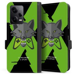 Sideflip mit Lasche schwarz