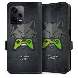 Sideflip mit Lasche schwarz