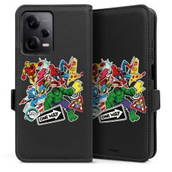 Sideflip with flap black/lateral flap
