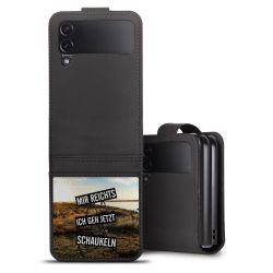 Sideflip mit Lasche schwarz