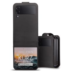 Sideflip mit Lasche schwarz