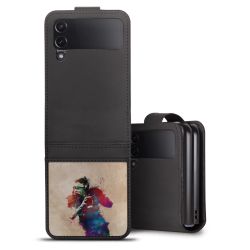 Sideflip with flap  black