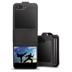 Sideflip with flap  black