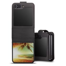 Sideflip with flap  black