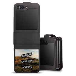 Sideflip mit Lasche schwarz