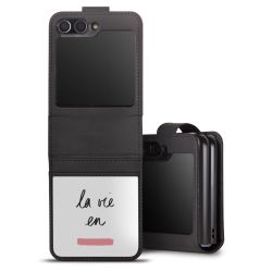 Sideflip with flap  black