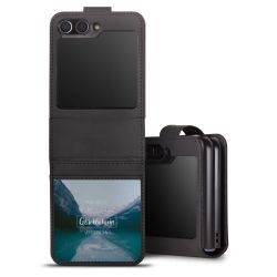 Sideflip mit Lasche schwarz