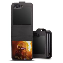 Sideflip with flap  black