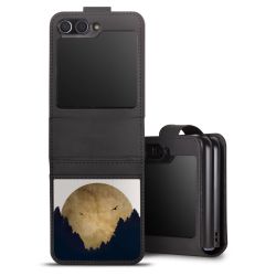 Deux oiseaux et la lune