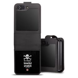 Sideflip mit Lasche schwarz