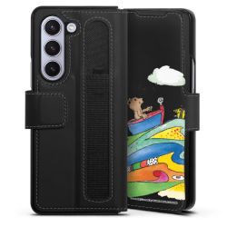 Sideflip with flap  black