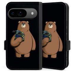 Sideflip mit Lasche schwarz