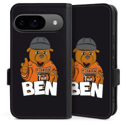 Sideflip mit Lasche schwarz