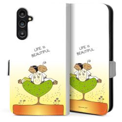 Sideflip mit Lasche weiß/seitliche Lasche