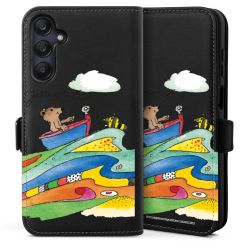 Sideflip with flap  black