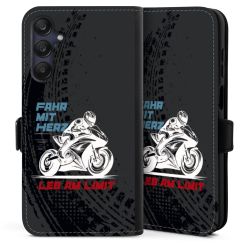 Sideflip mit Lasche schwarz