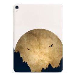 Deux oiseaux et la lune