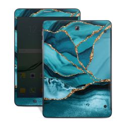 Paesaggio di marmo blu ghiaccio