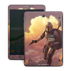 Der Mandalorianer und Grogu Sonnenguntergang Wolken