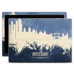 Amsterdam Skyline blauw