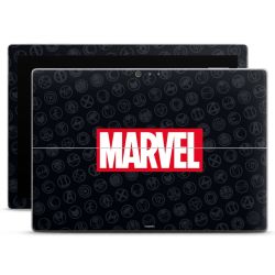 Marvel Logo Black Red 