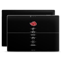 Symboles des membres de l'Akatsuki noirs