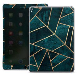 Imprimé or pierre sarcelle profond