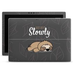 Just Do It Slowly Sloth Grey