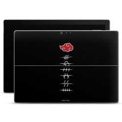 Symboles des membres de l'Akatsuki noirs