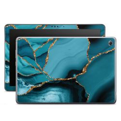 Eisblaue Marmor Landschaft