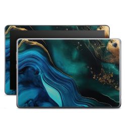 Encre bleue et dorée