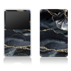 Aspetto glitter oro marmo scuro