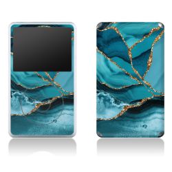 Paesaggio di marmo blu ghiaccio