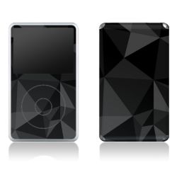Motif Polygone Noir