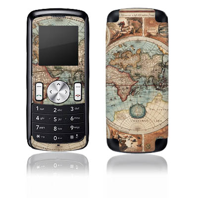 Mappa del mondo vintage