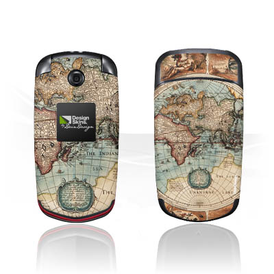 Mappa del mondo vintage