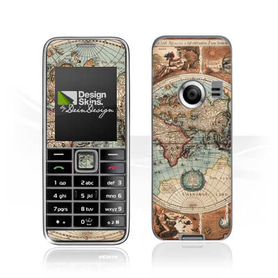 Mappa del mondo vintage