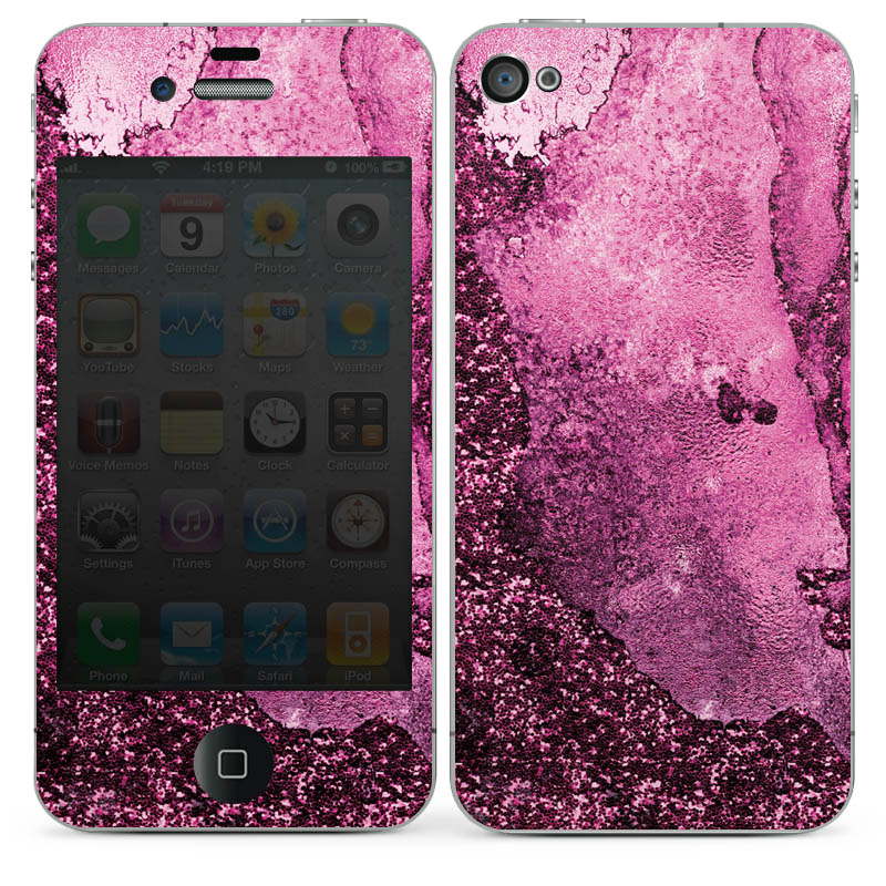 Pink Glitter Marble 2