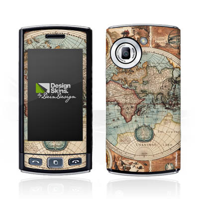 Mappa del mondo vintage