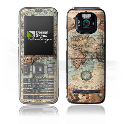 Mappa del mondo vintage