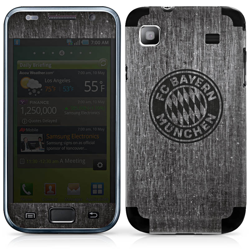 Metalllook FCB Logo einfarbig