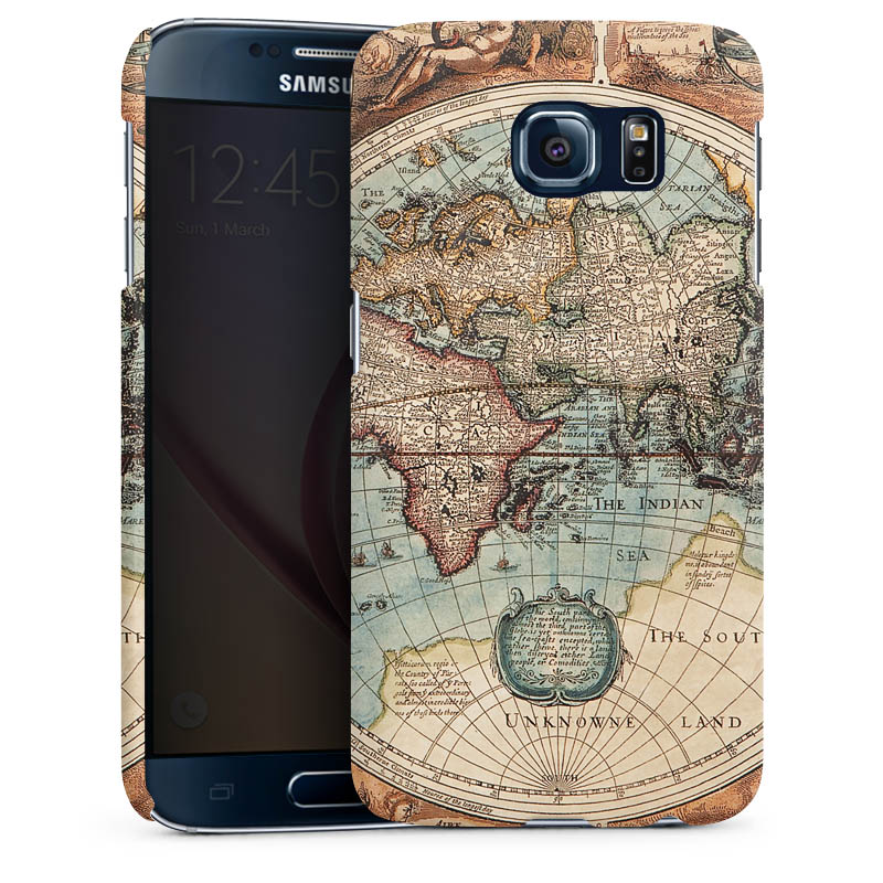 Mappa del mondo vintage