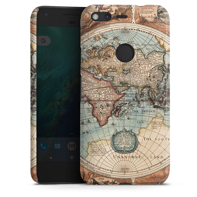 Mappa del mondo vintage